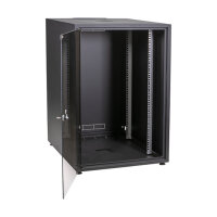 Netzwerkschrank OFFICE 15HE 600x800mm RAL9005 (Speditionsversand)