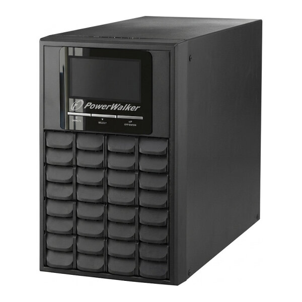 POWERWALKER VFI 1000C LCD UPS 800Watt 1000VA 9Ah RS-232 USB output connectors 3 PFC Black