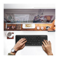Logilink Tastatur Wireless mit Touchpad, 2,4 GHz, schwarz