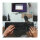 Logilink Tastatur Wireless mit Touchpad, 2,4 GHz, schwarz