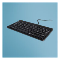 R-Go Tastatur Compact Break FR-Layout verkabelt schwarz
