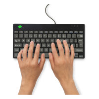 R-Go Tastatur Compact Break FR-Layout verkabelt schwarz