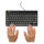 R-Go Tastatur Compact Break FR-Layout verkabelt schwarz