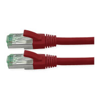 ROLINE RM Patchkabel Cat.6A S/FTP (PiMF), rot, 3 m