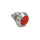 Drucktaster zum Einbau 12 mm 2 x Schraubklemme rot