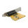 PCI Express x1 Karte zu 2 x Seriell RS-232 High Speed 921K ESD Überspannungsschutz