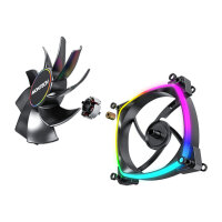 140mm Montech RX140 PWM 140x140x25 Black
