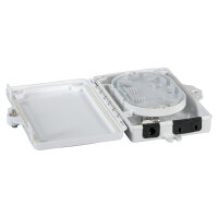 EFB FTTH IP65 Anschlussbox fr 4 Fasern, 2 Kupplungen und...