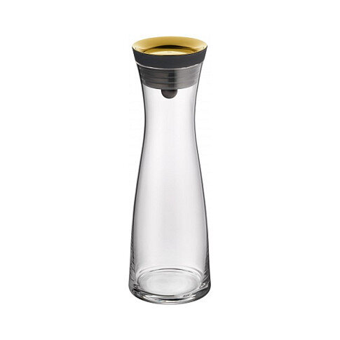 WMF 0617706590 Basic Wasserkaraffe aus Glas, 1 Liter, gold
