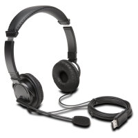 MMZ Kensington Headset Hi-Fi mit Mikrofon. USB-A 1.80m Kabel.sw