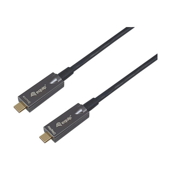 Equip Kabel USB-C3.2->C AOC 8K PD60W St/St 10.00m schwarz