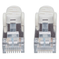 Patchkabel Cat6a-Stecker/Cat7-Rohkabel 0,5m grau