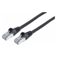 Patchkabel Cat6a-Stecker/Cat7-Rohkabel 3m sw