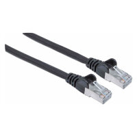 Patchkabel Cat6a-Stecker/Cat7-Rohkabel 3m sw