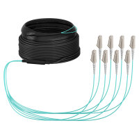 EFB Trunkkabel U-DQ(ZN)BH OM3 8G (1x8) LC-LC 30m Dca LSZH