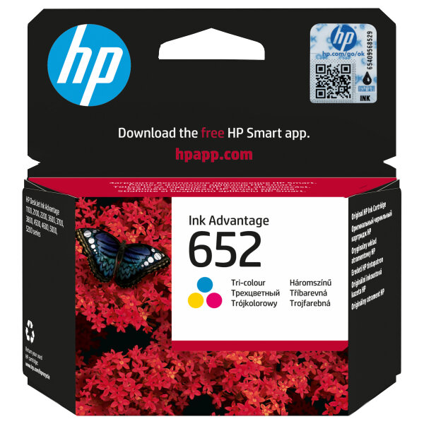 HP Ink No 652 HP652 HP 652 Color (F6V24AE)
