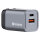Verbatim GaN-Ladegert 35W, 1x USB-A , 1x USB-C (grau, PD 3.0, QC 3.0)
