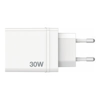 Verbatim Ladegert 30W, 1x USB-C , 3x USB-A (wei, PD 3.0, QC 3.0)