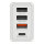 Verbatim Ladegert 30W, 1x USB-C , 3x USB-A (wei, PD 3.0, QC 3.0)