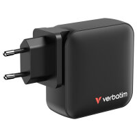 Verbatim Mini GaN Ladegert 165W 4 Port US/EU/UK ADP