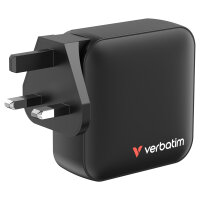 Verbatim Mini GaN Ladegert 165W 4 Port US/EU/UK ADP