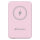 Verbatim Wireless Powerbank Charge n Go 10.000mAh (rosa, Qi, PD 3.0, Quick Charge 3.0)
