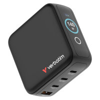 Verbatim Mini GaN Charger 140W with Display