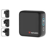 Verbatim Mini GaN Charger 140W with Display
