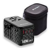 Verbatim GaN III Uni.Travel Adap 140W Welt-zu-Welt UTA-10 32125