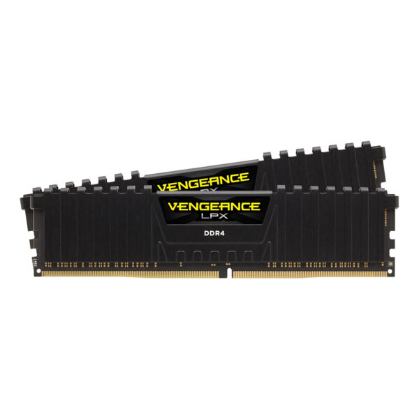 8GB CORSAIR VENGEANCE LPX PC4-19200 (2400 MHZ) DIMM MEMORY STRIP (BLACK)