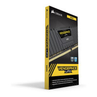 8GB CORSAIR VENGEANCE LPX PC4-19200 (2400 MHZ) DIMM MEMORY STRIP (BLACK)