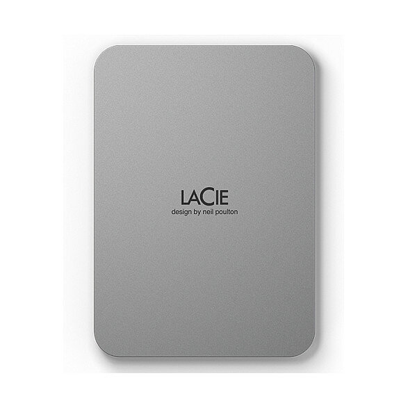 2TB LaCie 6,4cm (2,5") Mobile Drive USB-C Moon Silver