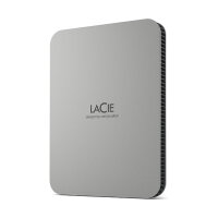 2TB LaCie 6,4cm (2,5") Mobile Drive USB-C Moon Silver