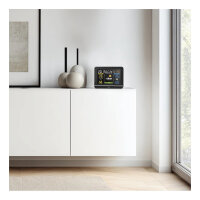 HAMA 222242 Wetterstation Usedom sw Funkuhr Temperatur