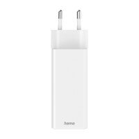 HAMA Schnellladegert GaN, 2x USB-C PD, 1x USB-A QC 65W Wei