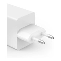 HAMA Schnellladegert GaN, 2x USB-C PD, 1x USB-A QC 65W Wei