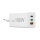 HAMA Schnellladegert GaN, 2x USB-C PD, 1x USB-A QC 65W Wei