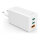 HAMA Schnellladegert GaN, 2x USB-C PD, 1x USB-A QC 65W Wei