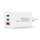 HAMA Schnellladegert GaN, 2x USB-C PD, 1x USB-A QC 65W Wei