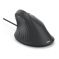 HAMA ergonomische Vertikalmaus,ECM-500R,mit Kabel,7 T,Schwar