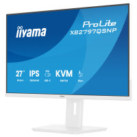 68,5cm/27" (2560x1440) iiyama ProLite XB2797QSNP-W1 16:9 QHD IPS 1ms 75Hz HDMI DisplayPort USB-C VESA Speaker White