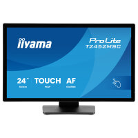 60,5cm/24" (1920x1080) iiyama ProLite T2452MSC-B2 16:9 FHD IPS 5ms 120Hz HDMI DisplayPort USB VESA Speaker Touch Black