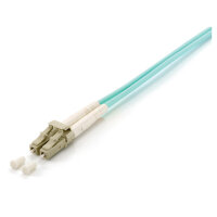 Equip Patchkabel LC->LC 35.00m Multimode Duplex OM3 türkis