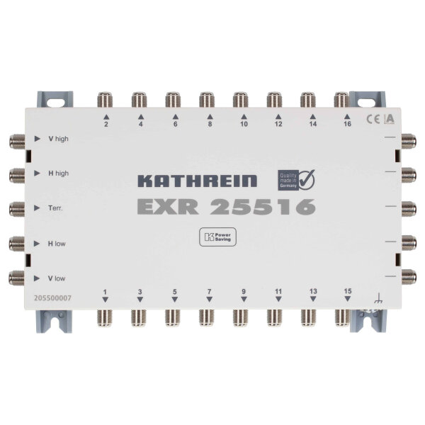 Kathrein EXR 25516 Kaskadierfähiger Multischalter Durchgang 5 auf 16