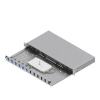 EasyLan LWL-Spleibox Grade C 19-Zoll 1HE, 12 Ports, 6x...