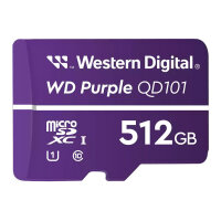 CARD WD Purple 512GB Surveillance microSD XC Class - 10...