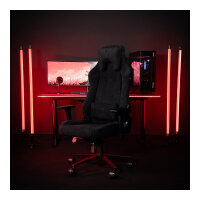 Arozzi Gaming Stuhl Vernazza Pure Black SoftFabric