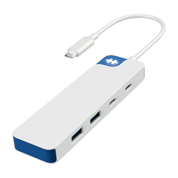 D TARGUS HyperDrive Flex 4 Port USB-C Hub Blue