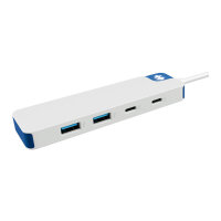 D TARGUS HyperDrive Flex 4 Port USB-C Hub Blue