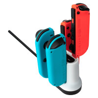 PDP Ladestation 4 Controller schw/weiß für Nintendo Switch